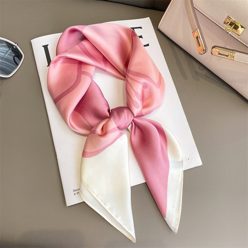 Soie Envolée – Silk Scarf (70 × 70 cm)