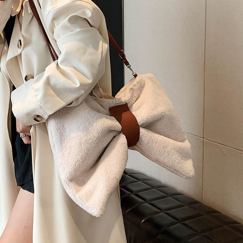 Online Influencer Strik Speciaal Ontwerp Canvas Tas Foto Props Crossbody