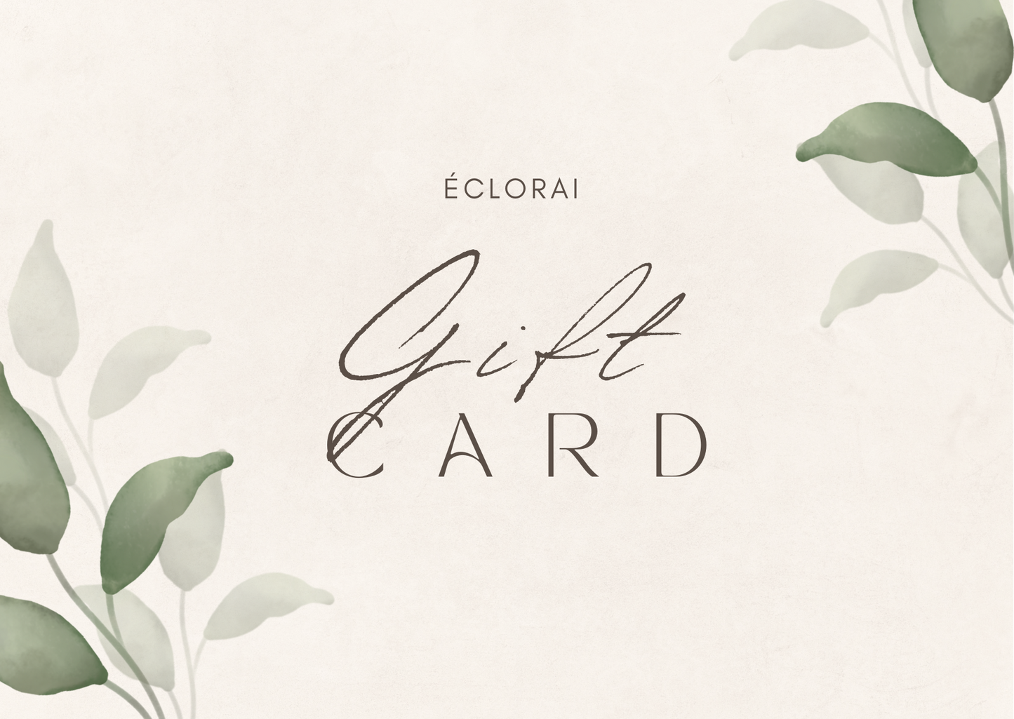 Éclorai Digital Gift Card