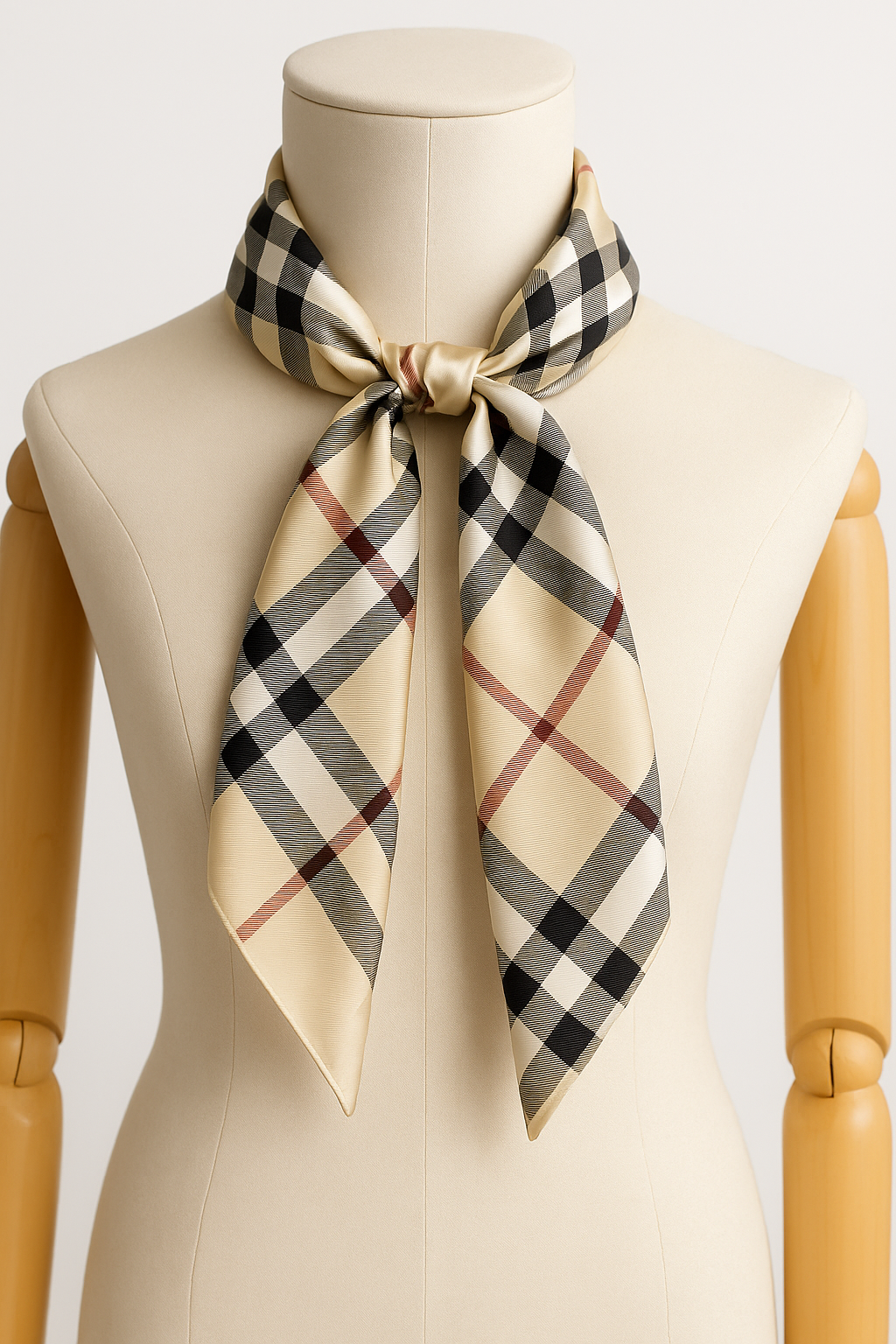 Ciel Drapé – Silk Scarf (53 × 53 cm)