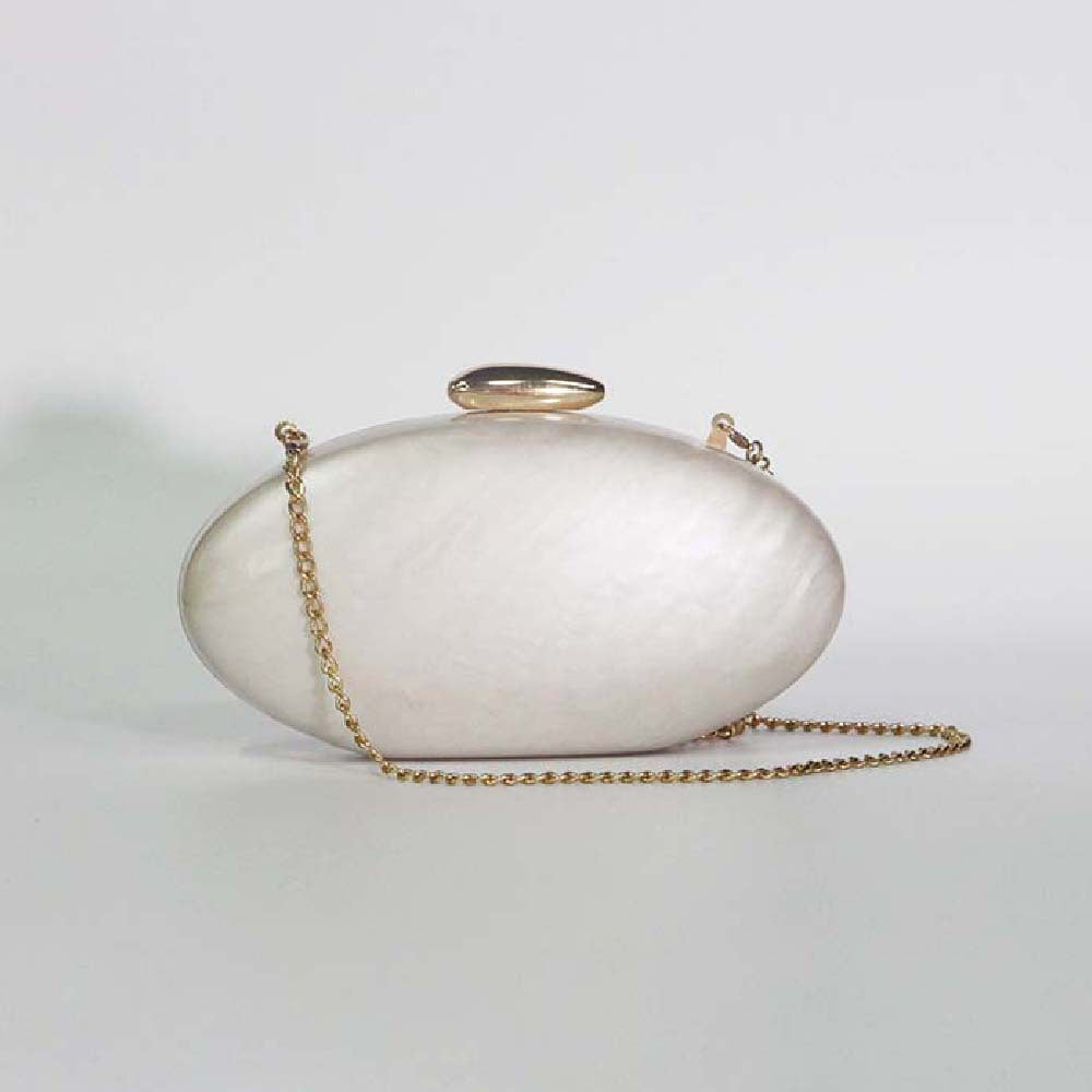 Élise Pearl Clutch Bag