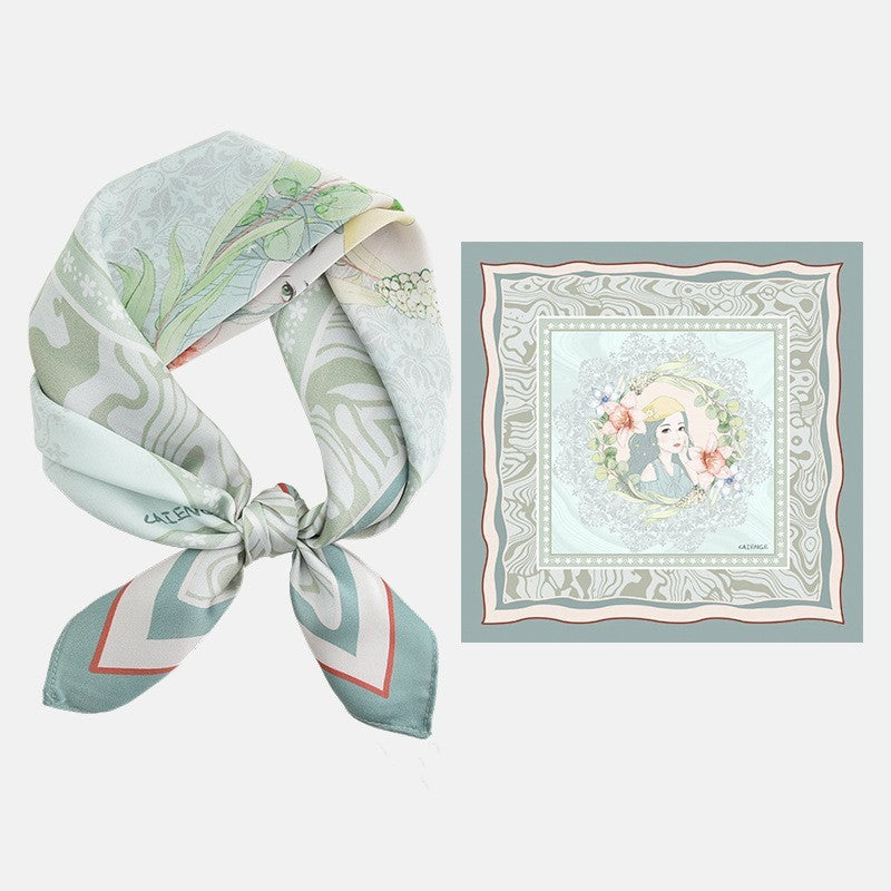 Petite Carré – Small Square Scarf (53 × 53 cm)