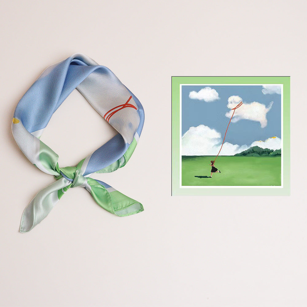 Petite Carré – Small Square Scarf (53 × 53 cm)