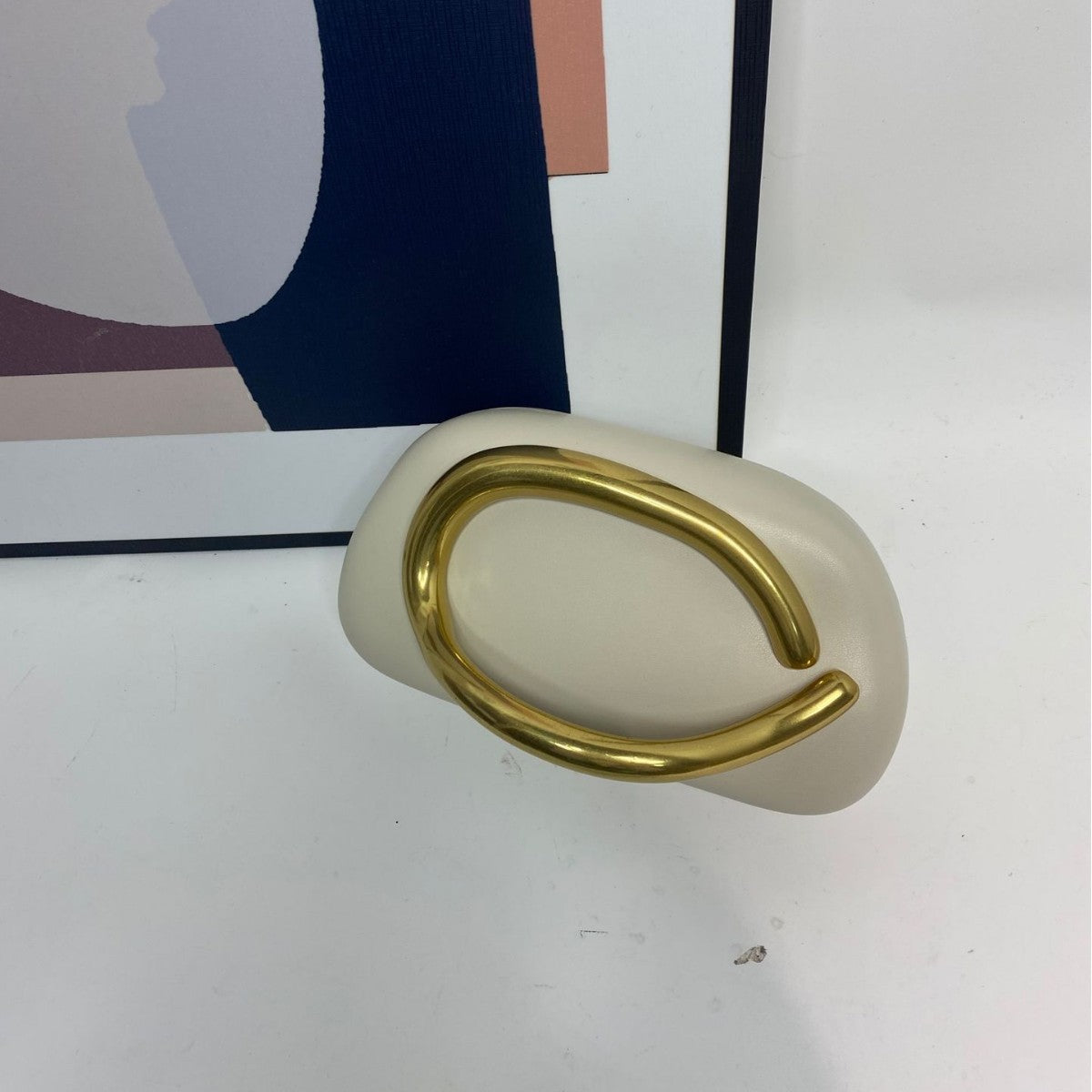 Riviera Metal Clutch Bag