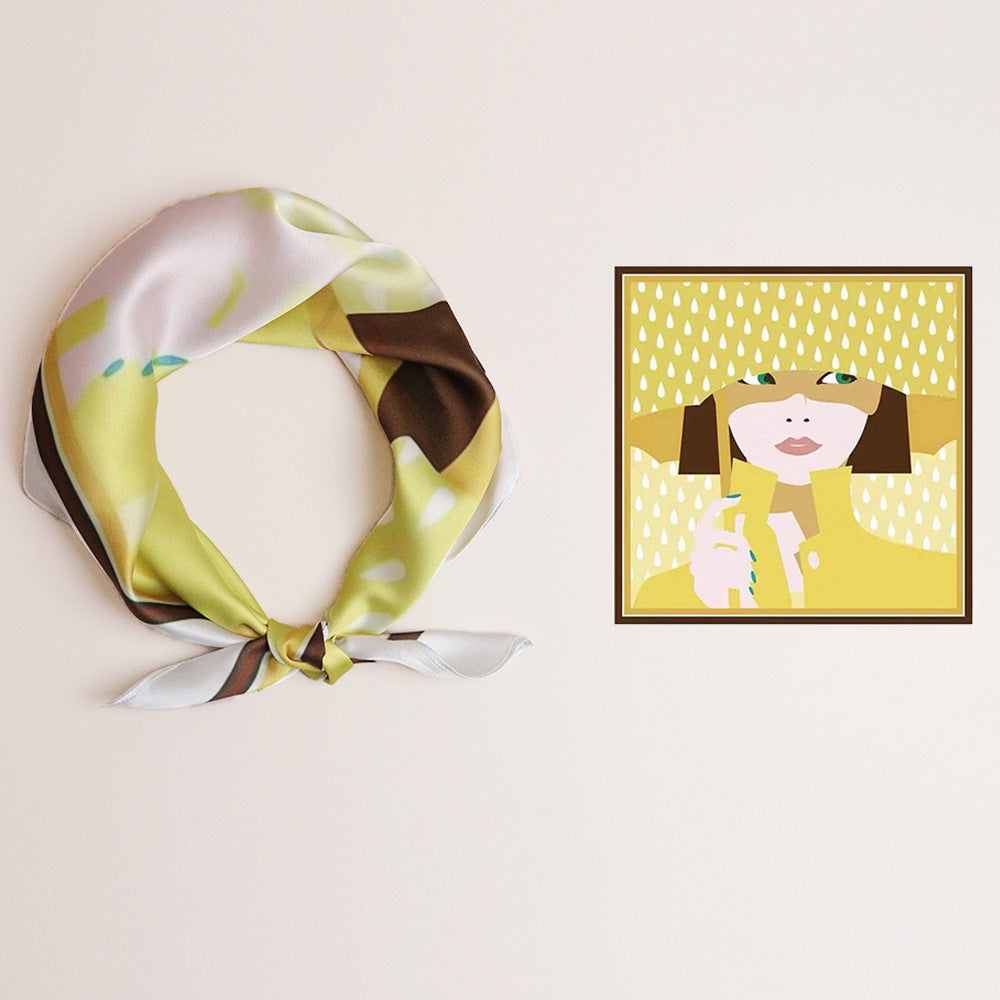 Petite Carré – Small Square Scarf (53 × 53 cm)