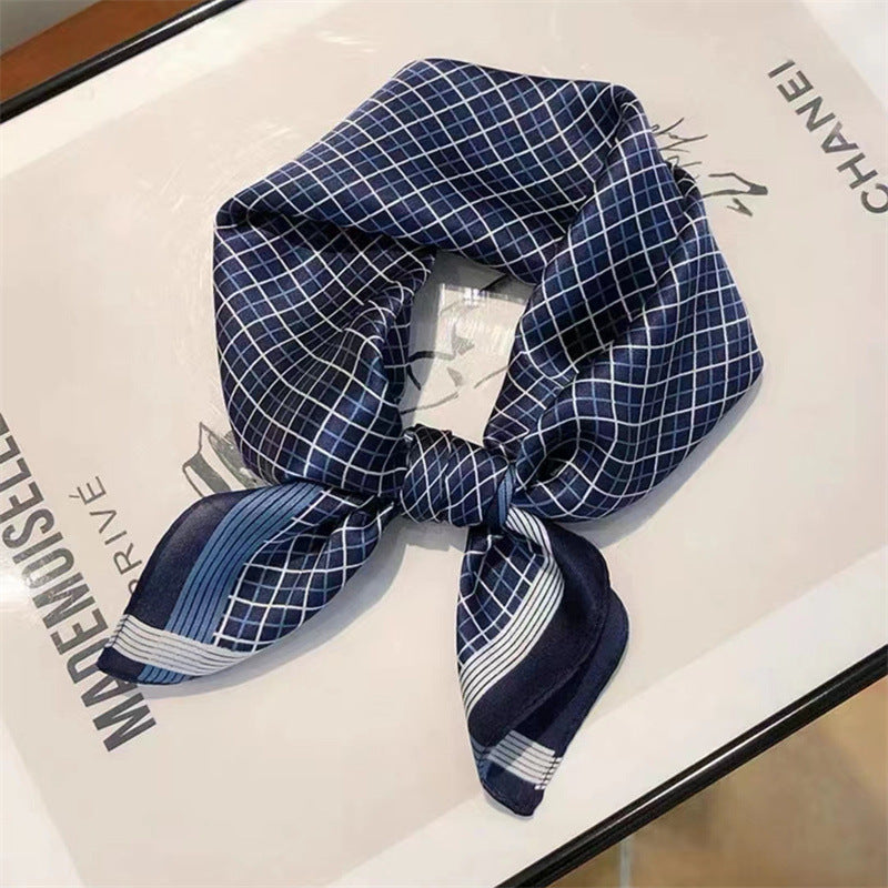 Ciel Drapé – Silk Scarf (53 × 53 cm)