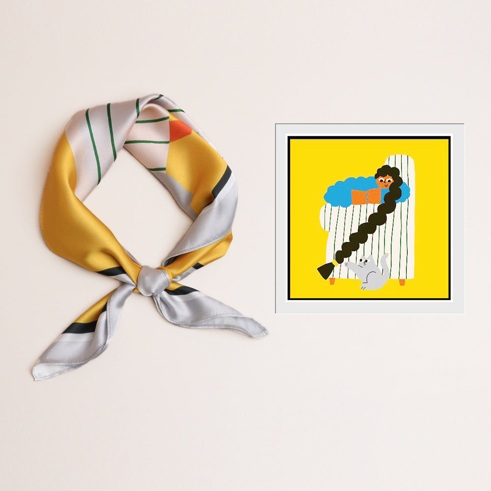 Petite Carré – Small Square Scarf (53 × 53 cm)