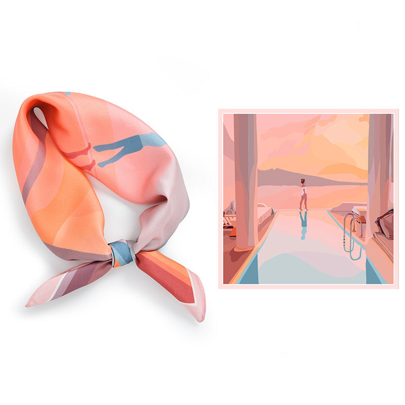 Petite Carré – Small Square Scarf (53 × 53 cm)