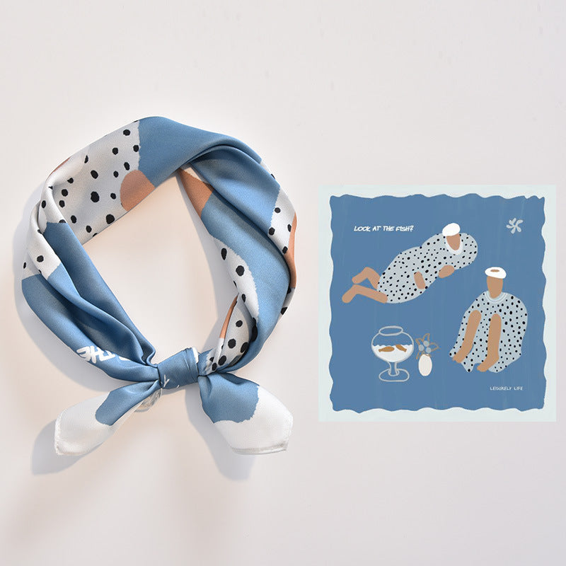 Petite Carré – Small Square Scarf (53 × 53 cm)