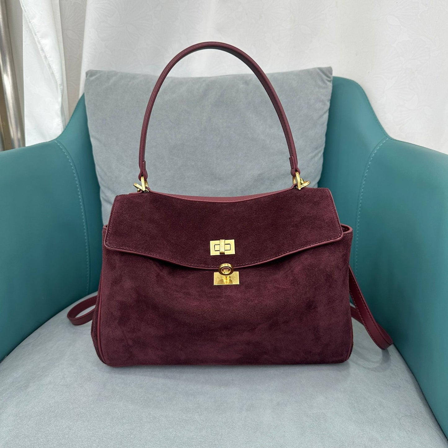Celine Suede Tote Bag