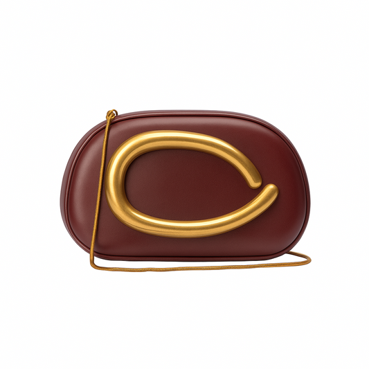 Riviera Metal Clutch Bag