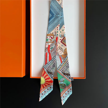 Voile de Lune – Ribbon Scarf (5 × 90 cm)
