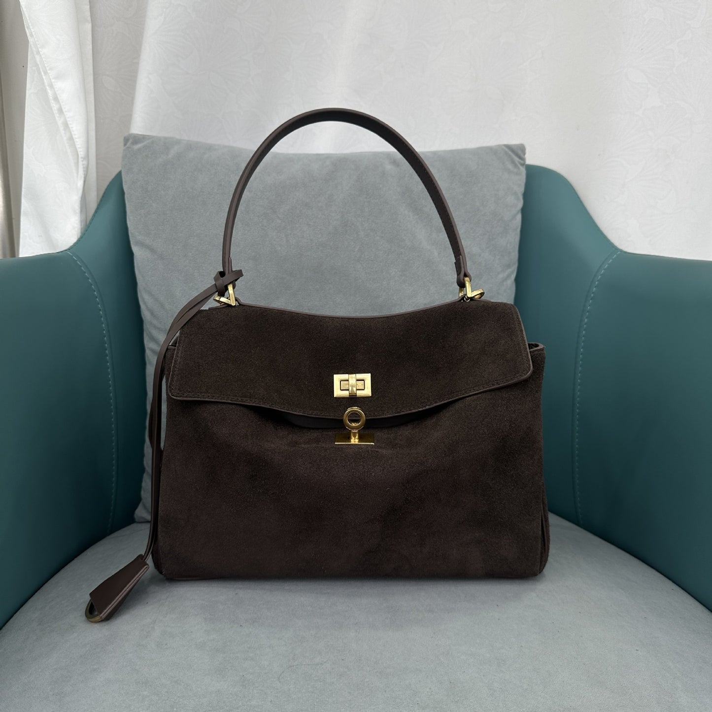 Celine Suede Tote Bag