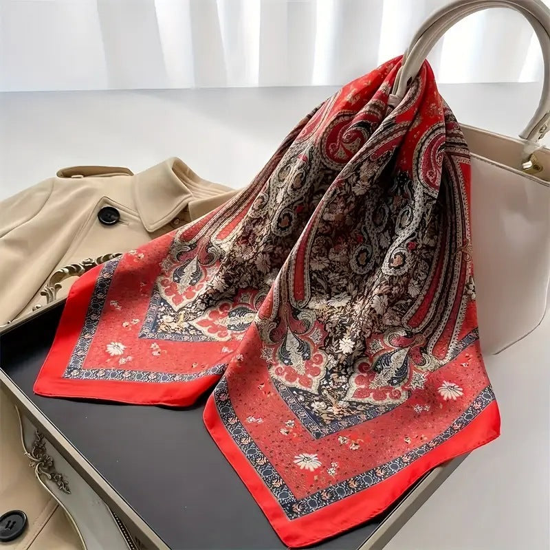 Rue Lumière – Scarf (70 × 70 cm)