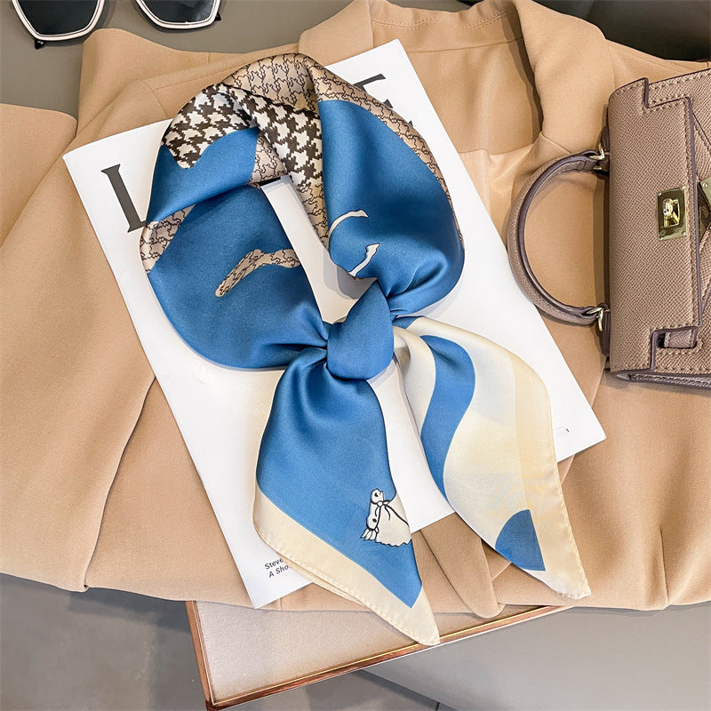 Soie Envolée – Silk Scarf (70 × 70 cm)
