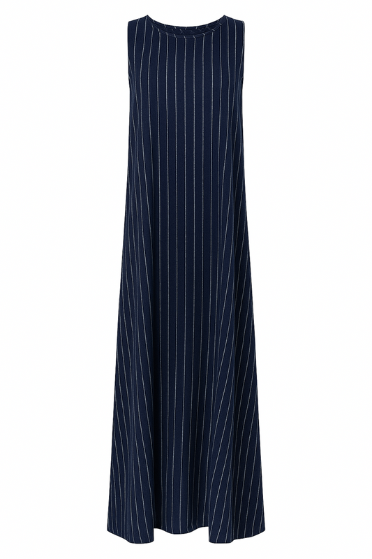 The Right Bank Riviera Linen - Cotton Maxi Dress