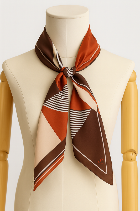 Rue Lumière – Scarf (70 × 70 cm)