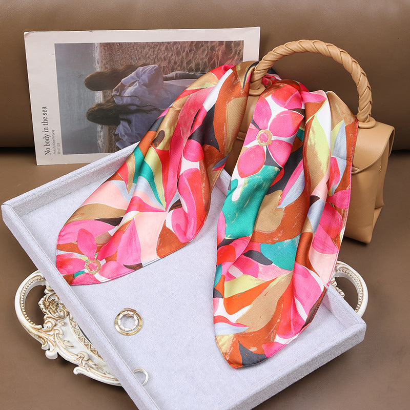 Tuilerie Touch – Silk Scarf (70 × 70 cm)