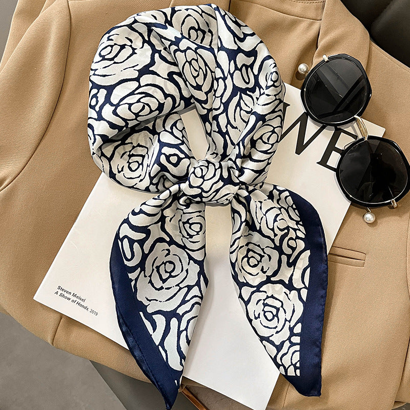 Nuit Silencieuse – Scarf (70 × 70 cm)