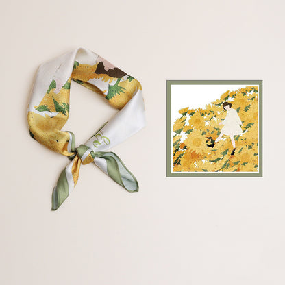 Petite Carré – Small Square Scarf (53 × 53 cm)