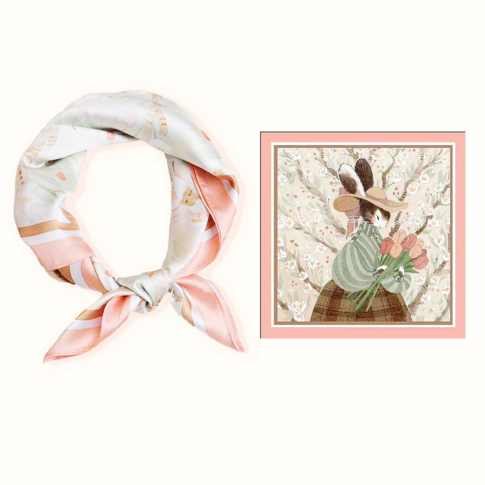 Petite Carré – Small Square Scarf (53 × 53 cm)