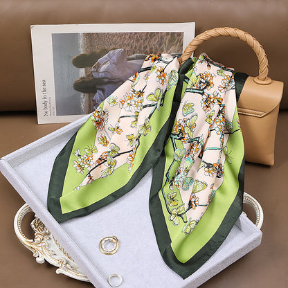 Tuilerie Touch – Silk Scarf (70 × 70 cm)