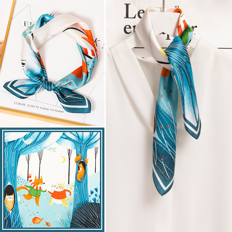 Petite Carré – Small Square Scarf (53 × 53 cm)