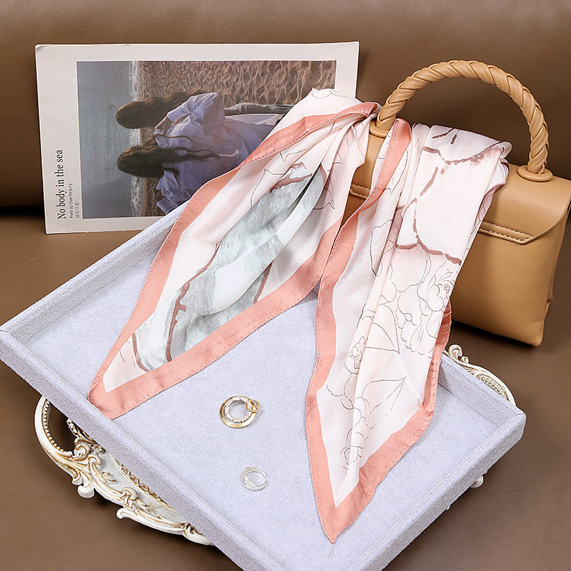 Tuilerie Touch – Silk Scarf (70 × 70 cm)