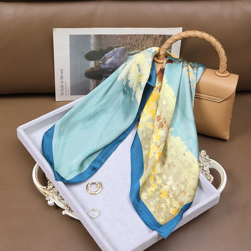 Tuilerie Touch – Silk Scarf (70 × 70 cm)