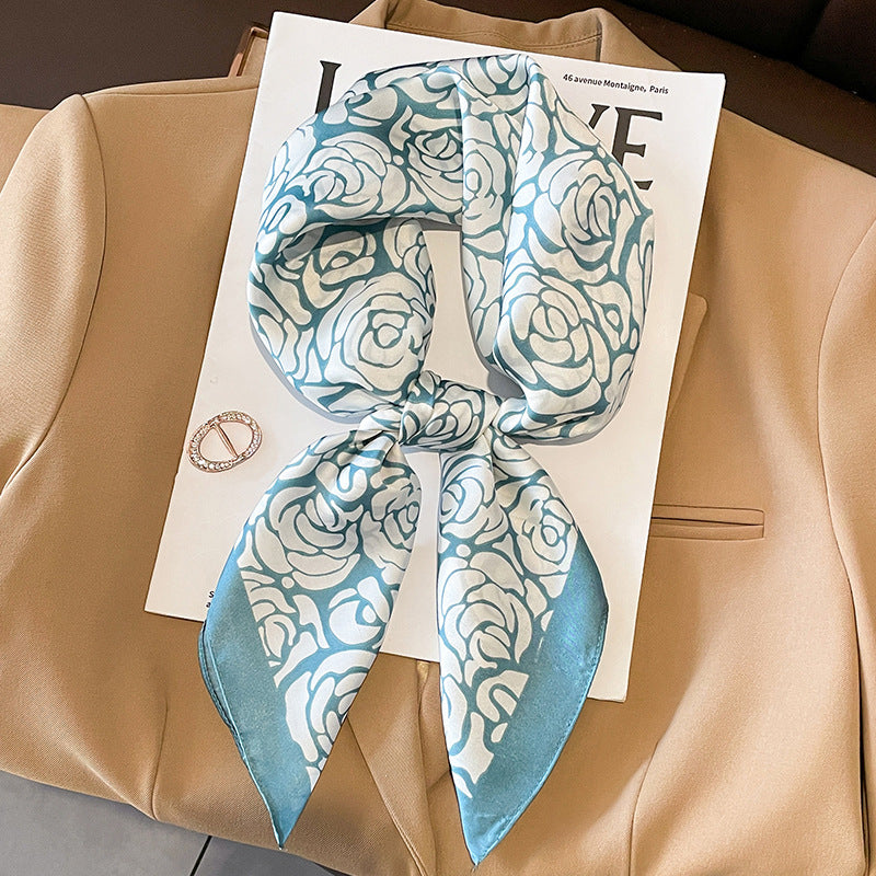 Nuit Silencieuse – Scarf (70 × 70 cm)