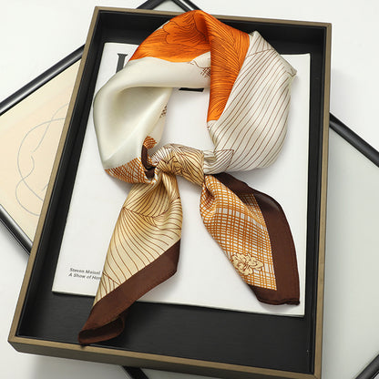 Soie Envolée – Silk Scarf (70 × 70 cm)