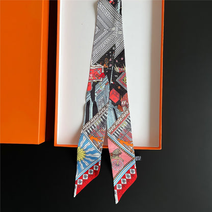 Voile de Lune – Ribbon Scarf (5 × 90 cm)